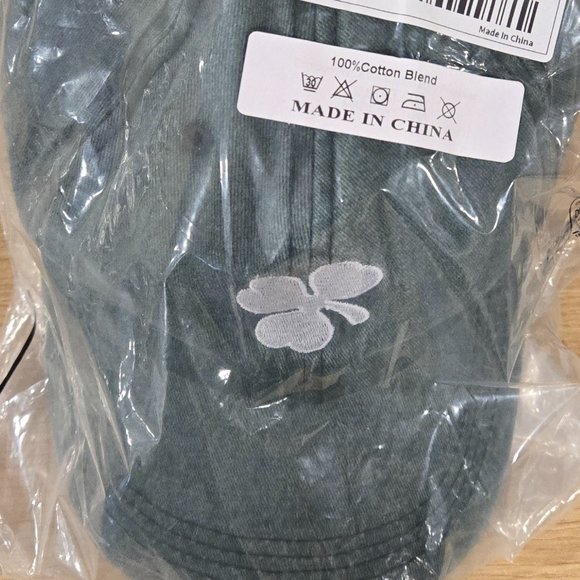 St Patrick's Day Green Clover Baseball Hat Cap Lucky Shamrock Irish NEW IN BAG - Picture 6 of 6
